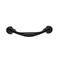South Main Hardware 3 in. (76 mm) Flat Black Traditional Rounded-Foot Drawer Pull (10PK) SH3050-FB-10 - alternate 4